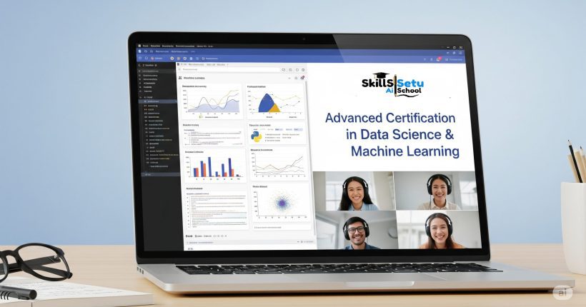 Advance certificate in data science and machine learning at SkillsSetu