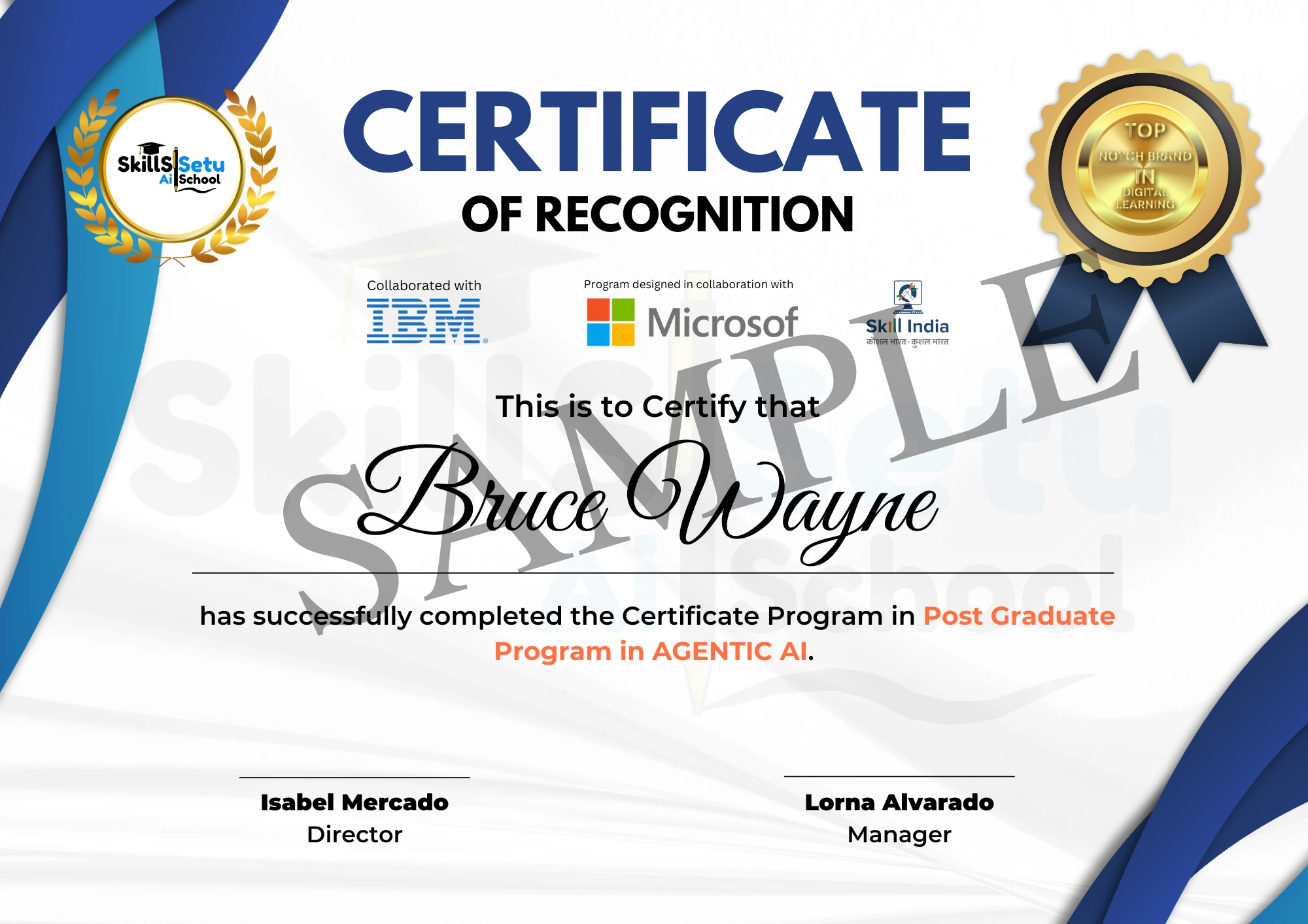 Agentic Ai Course Certificate